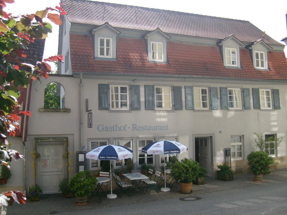 Gasthof Blauer Bock Hotel Schwaebisch Hall Exterior photo